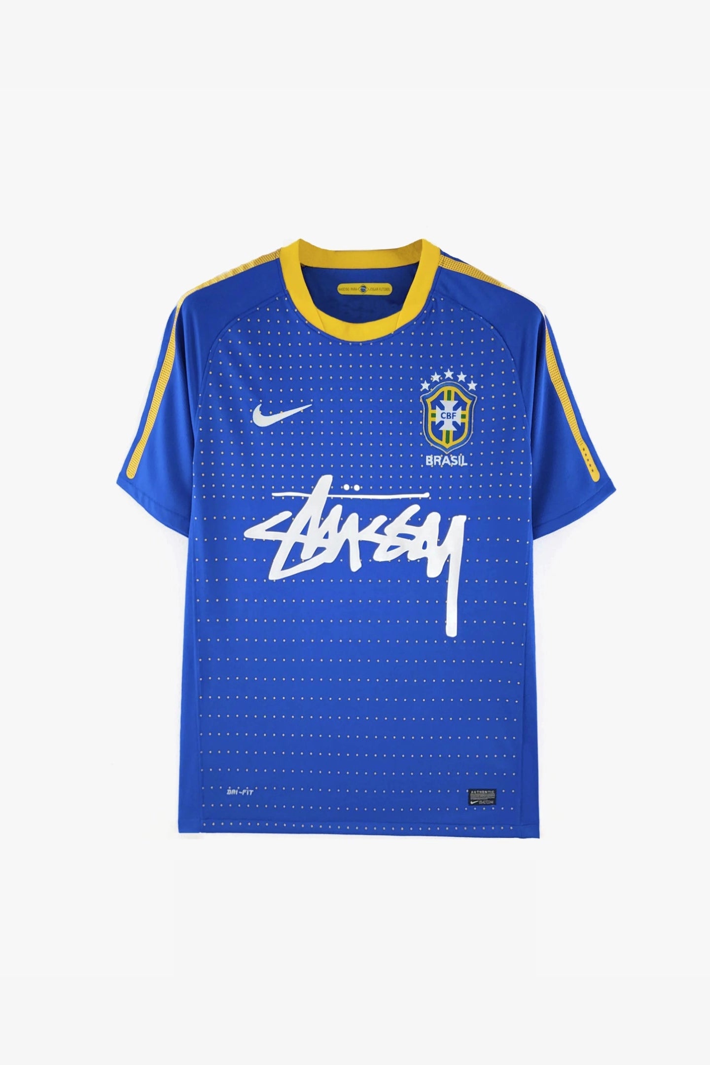 Brésil x Stussy 2010 Maillot Concept Bleu/Jaune