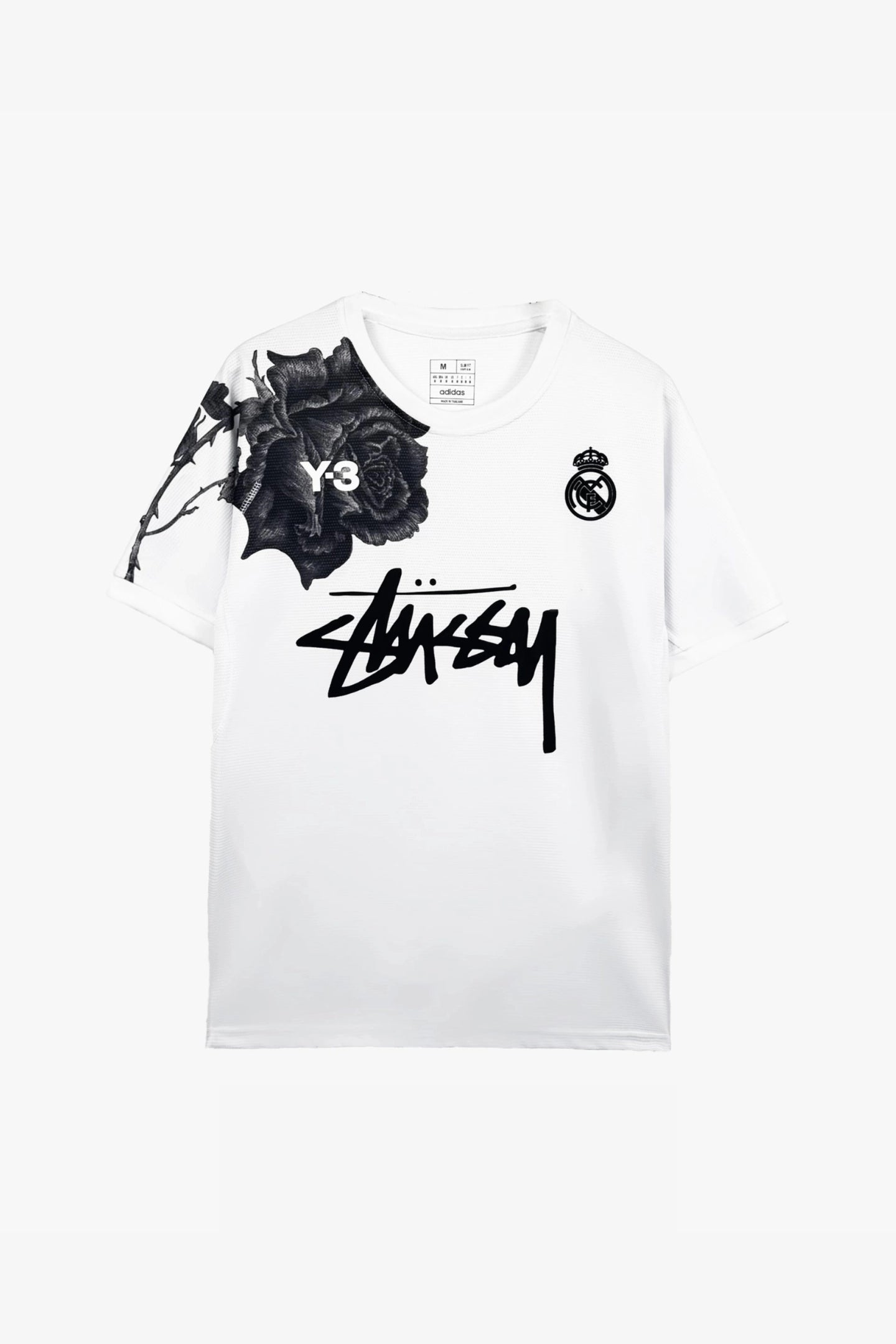 Real Madrid Y-3 x Stussy Maillot Concept Blanc