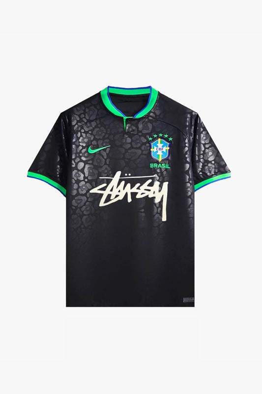 Brésil x Stussy Maillot Concept Noir/Vert